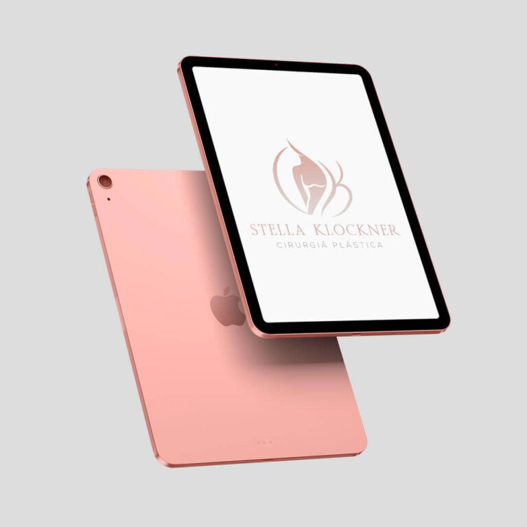 Logo no Tablet - Stella Klockner - Cirurgiã Plástica